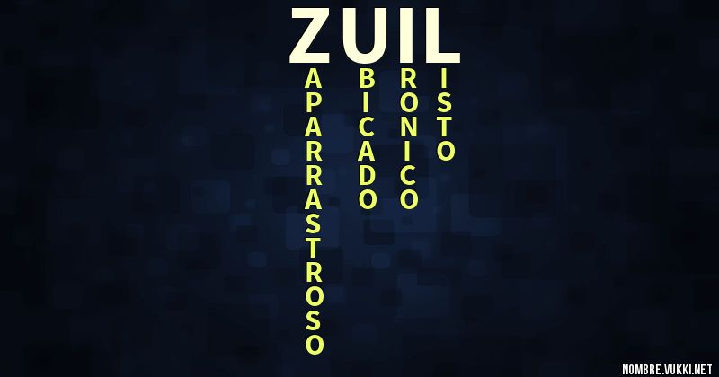 Acróstico zuil