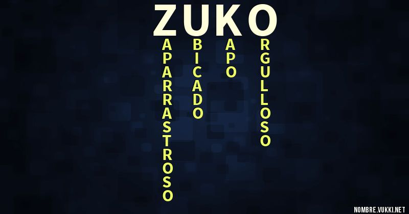 Acróstico zuko