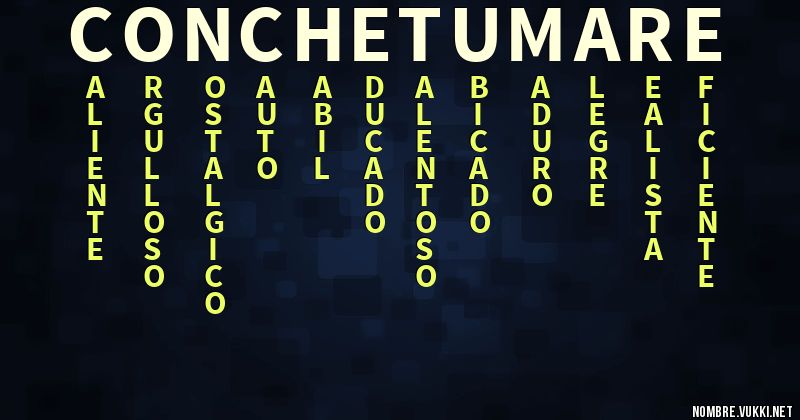 Acróstico conchetumare