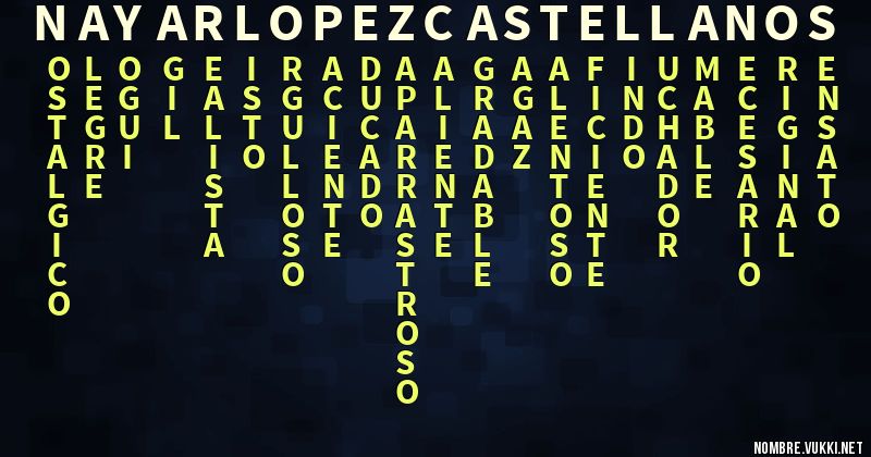 Acróstico nayar lópez castellanos