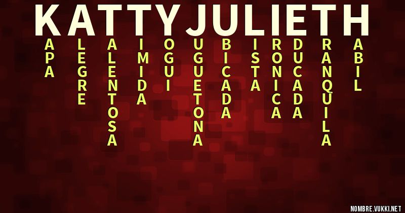 Acróstico katty julieth