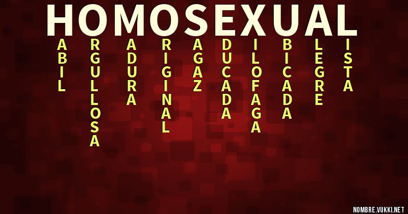 Acróstico homosexual