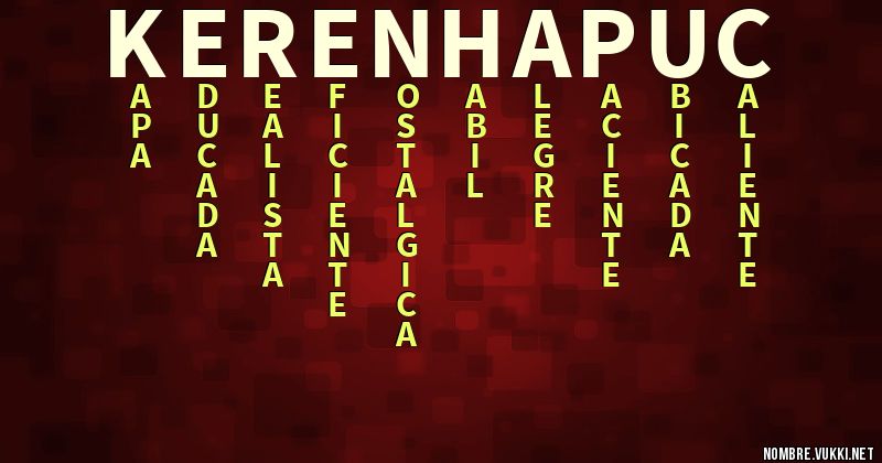 Acróstico keren-hapuc
