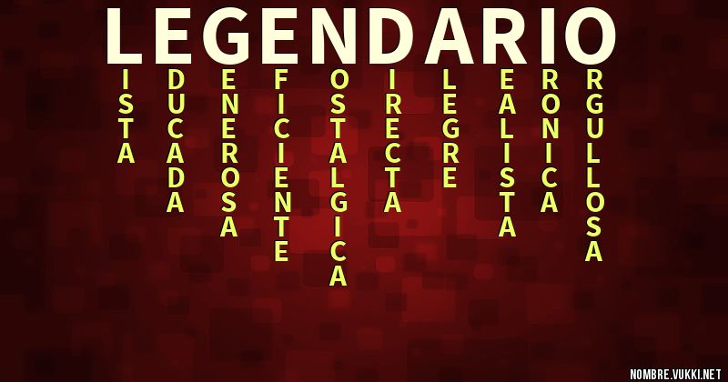 Acróstico legendario