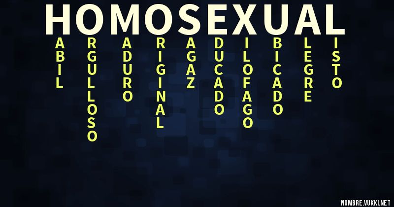 Acróstico homosexual