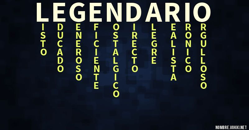 Acróstico legendario