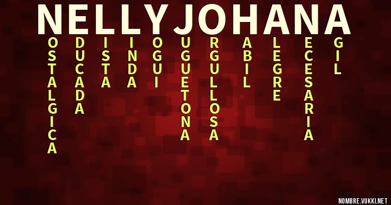 Acróstico nelly johana