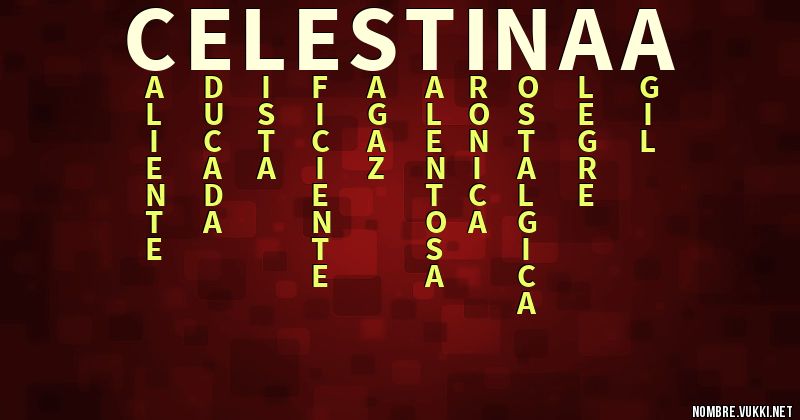 Acróstico celestinaa