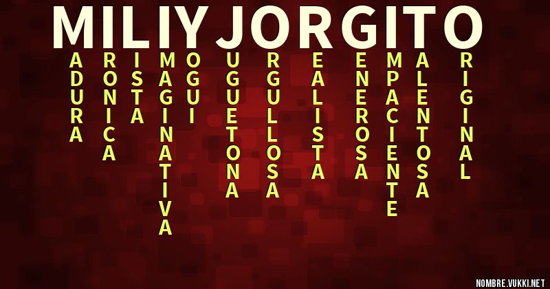 Acróstico mili y jorgito