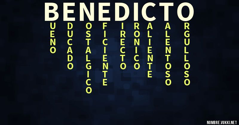 Acróstico benedicto