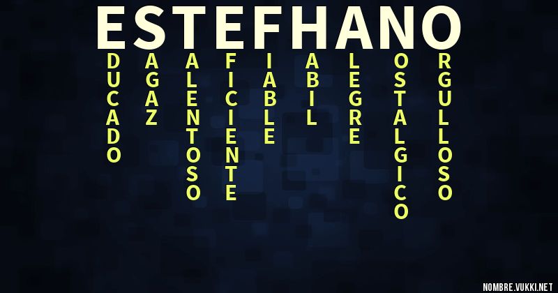 Acróstico estefhano
