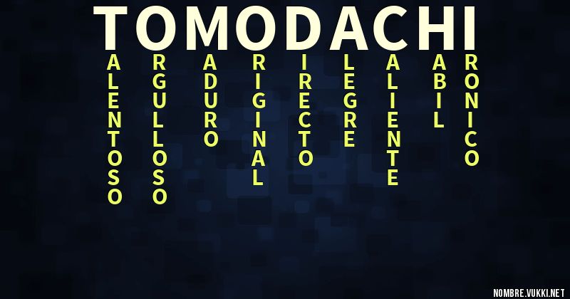 Acróstico tomodachi