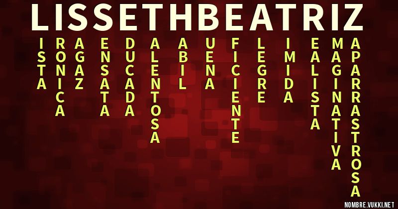 Acróstico lisseth beatríz