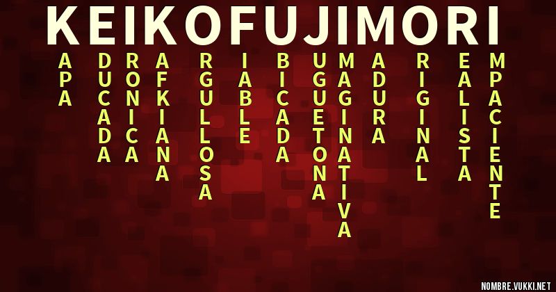 Acróstico keiko fujimori
