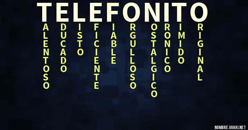 Acróstico telefonito