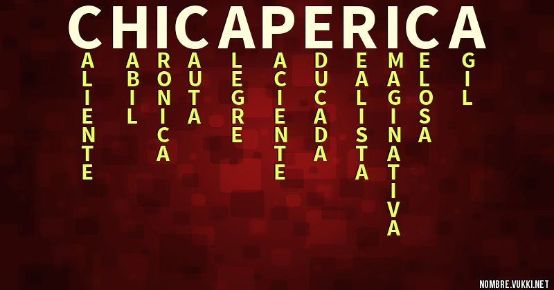 Acróstico chica perica