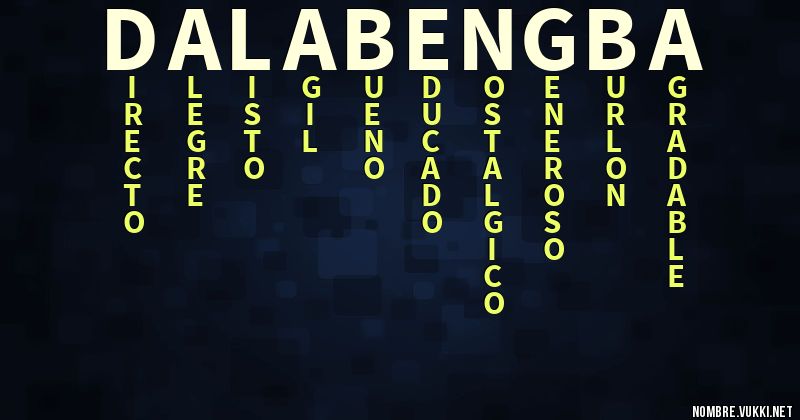 Acróstico dalabengba