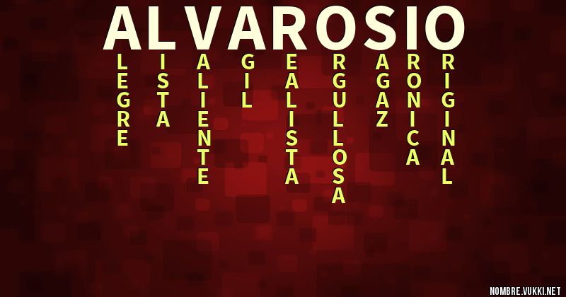 Acróstico alva-rosio