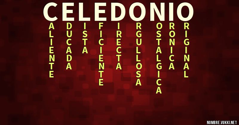 Acróstico celedonio