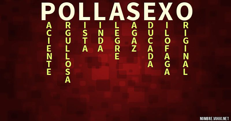 Acróstico pollasexo