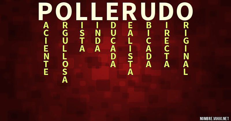 Acróstico pollerudo