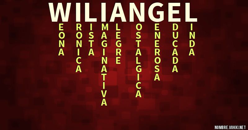 Acróstico wiliangel