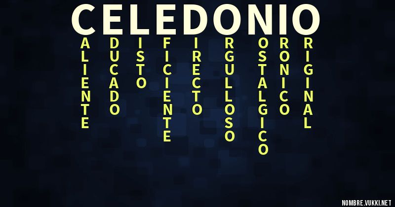 Acróstico celedonio