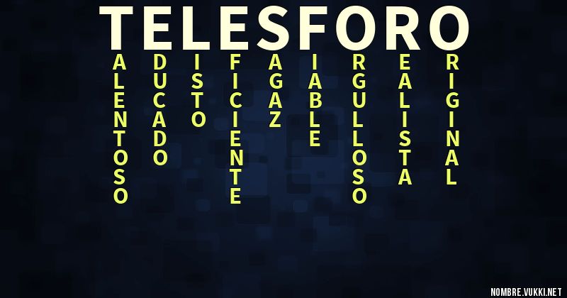 Acróstico telesforo