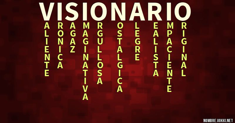 Acróstico visionario
