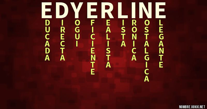 Acróstico edyerline