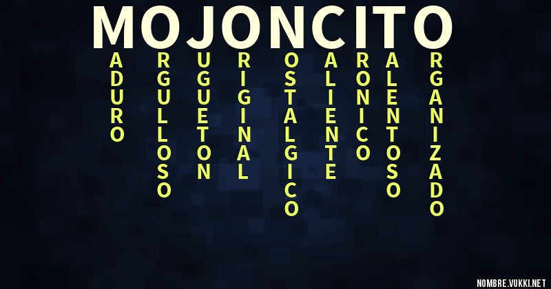 Acróstico mojoncito