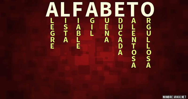 Acróstico alfabeto