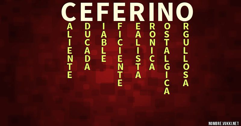 Acróstico ceferino