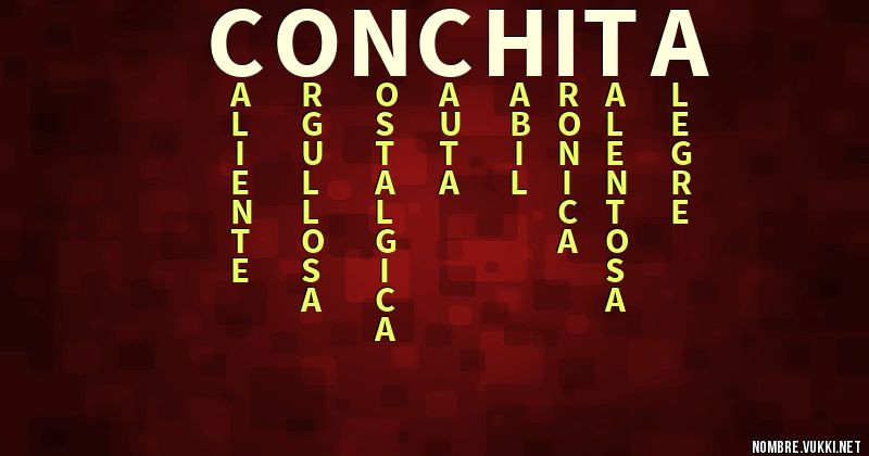 Acróstico conchita