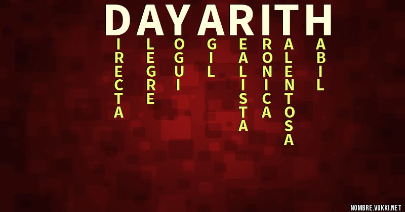 Acróstico dayarith