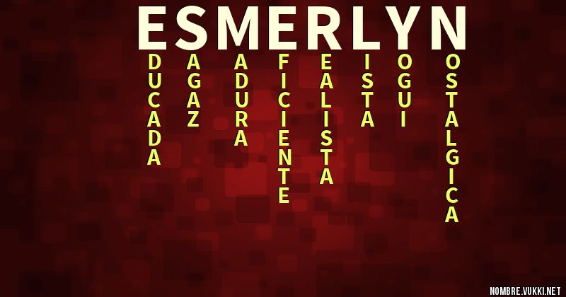 Acróstico esmerlyn