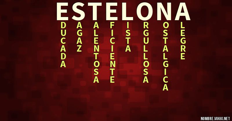 Acróstico estelona