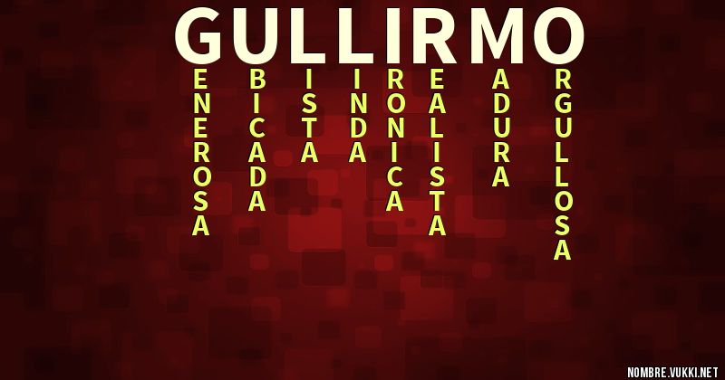 Acróstico gullirmo