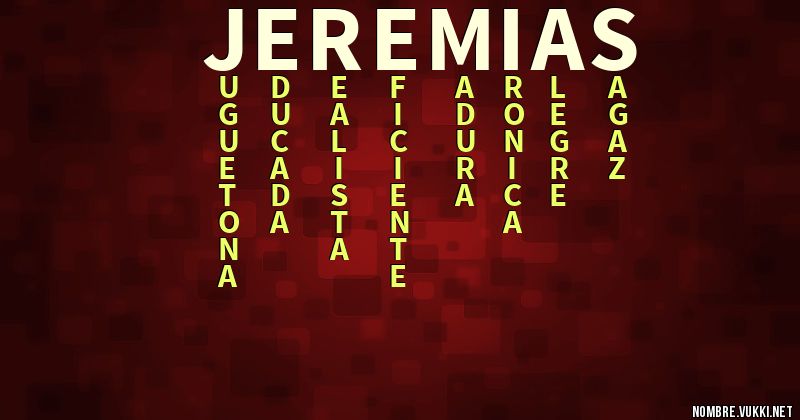 Acróstico jeremias