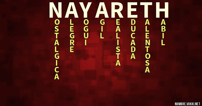 Acróstico nayareth