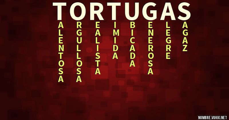 Acróstico tortugas