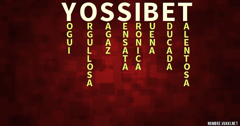 Acróstico yossibet