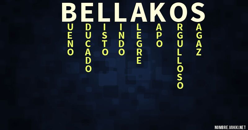 Acróstico bellakos