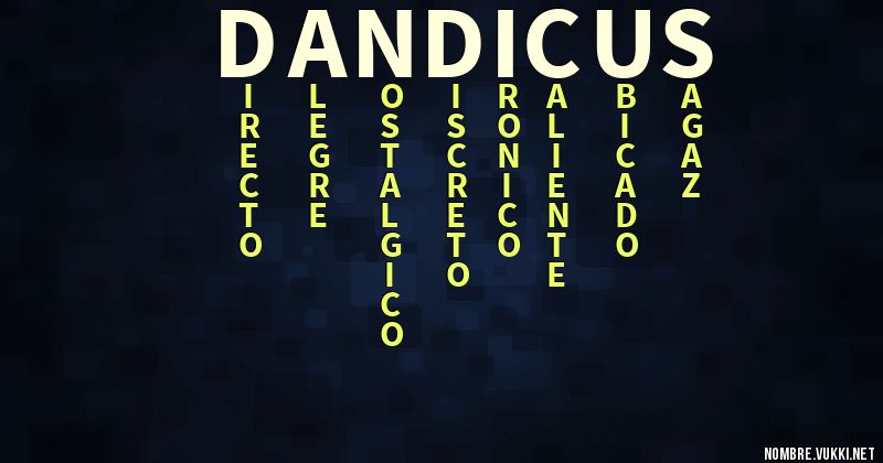 Acróstico dandicus