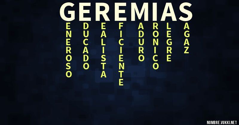 Acróstico geremias