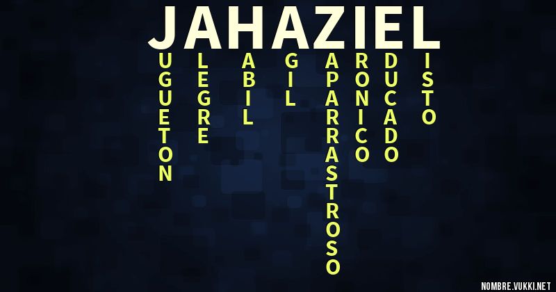 Acróstico jahaziel