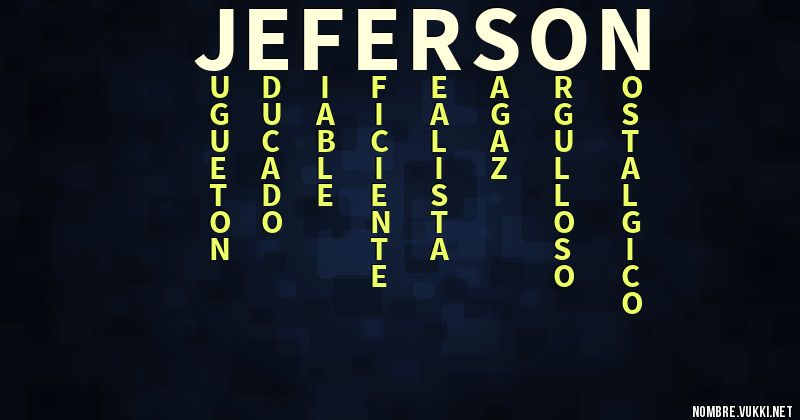 Acróstico jeferson