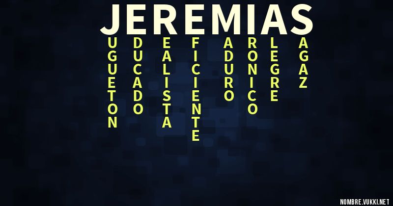 Acróstico jeremías