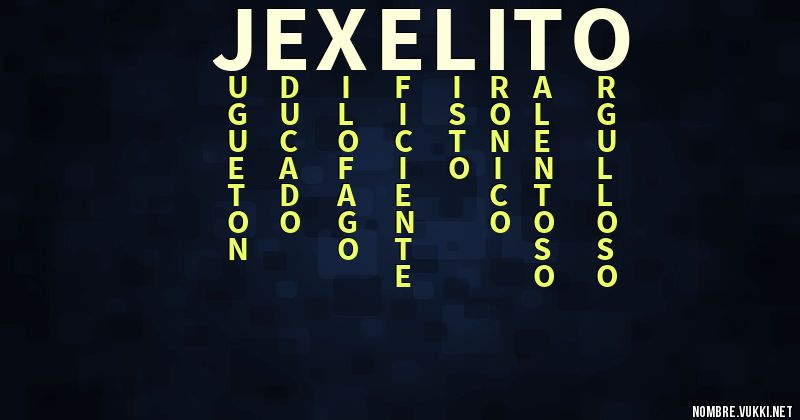 Acróstico jexelito