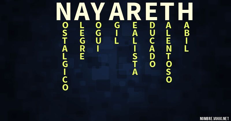 Acróstico nayareth